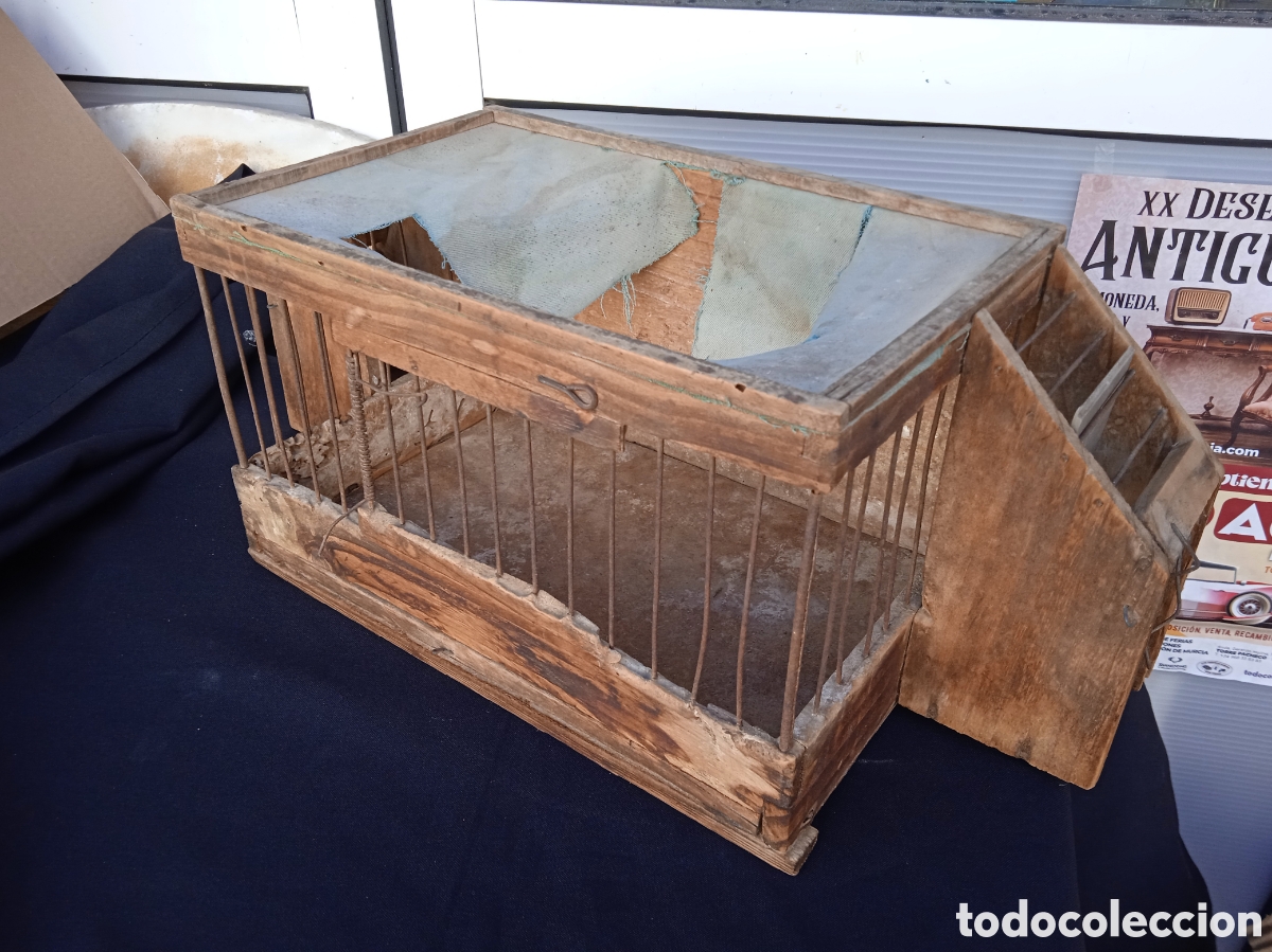 Antig&uuml;edades: ANTIGUA JAULA DE CODORNICES - Foto 1