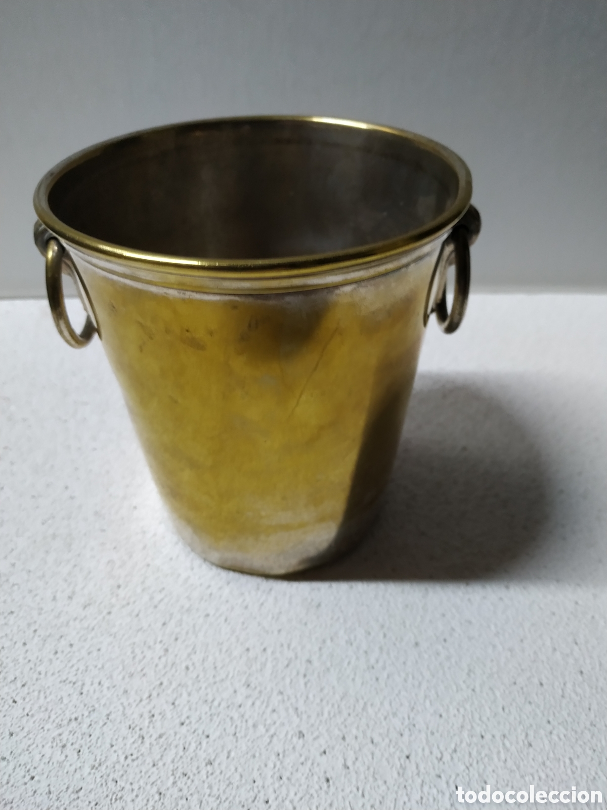 Antig&uuml;edades: Cubitera de alpaca con ba&ntilde;o de plata - Foto 2