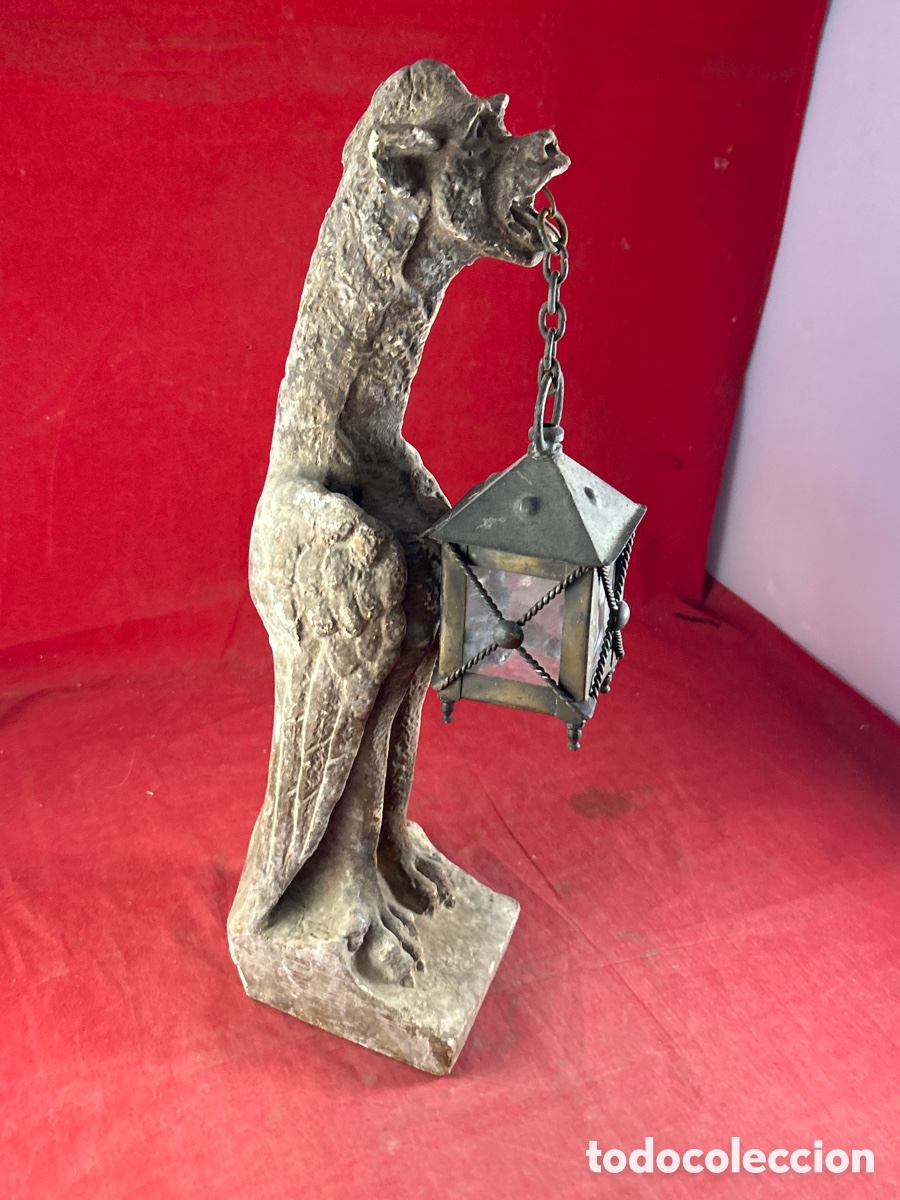 Antig&uuml;edades: G&Aacute;RGOLA CON LAMPARA - Foto 4