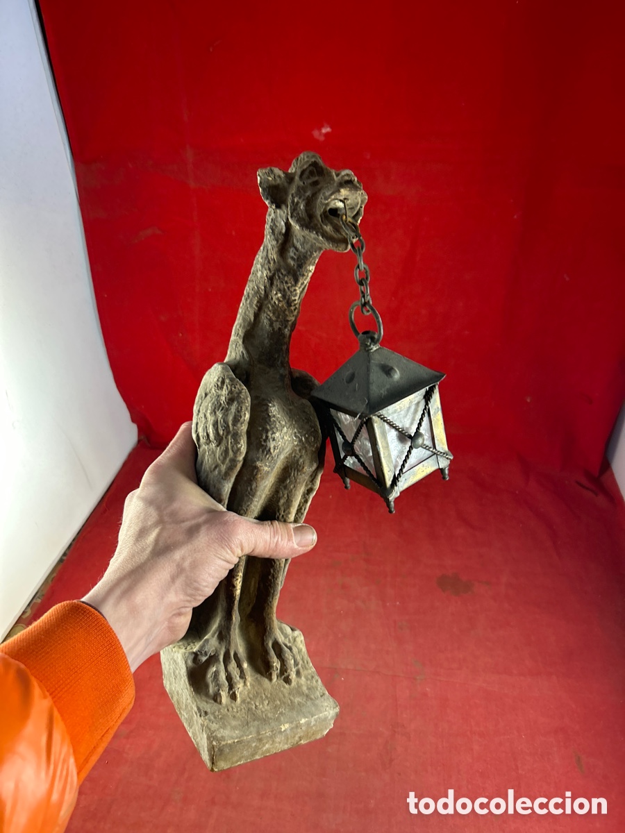 Antig&uuml;edades: G&Aacute;RGOLA CON LAMPARA - Foto 8