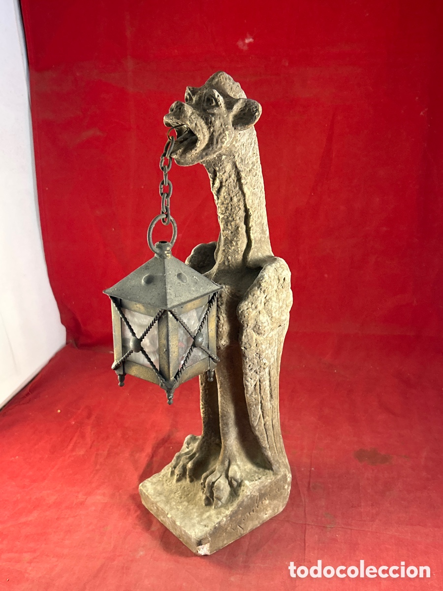 Antig&uuml;edades: G&Aacute;RGOLA CON LAMPARA - Foto 1