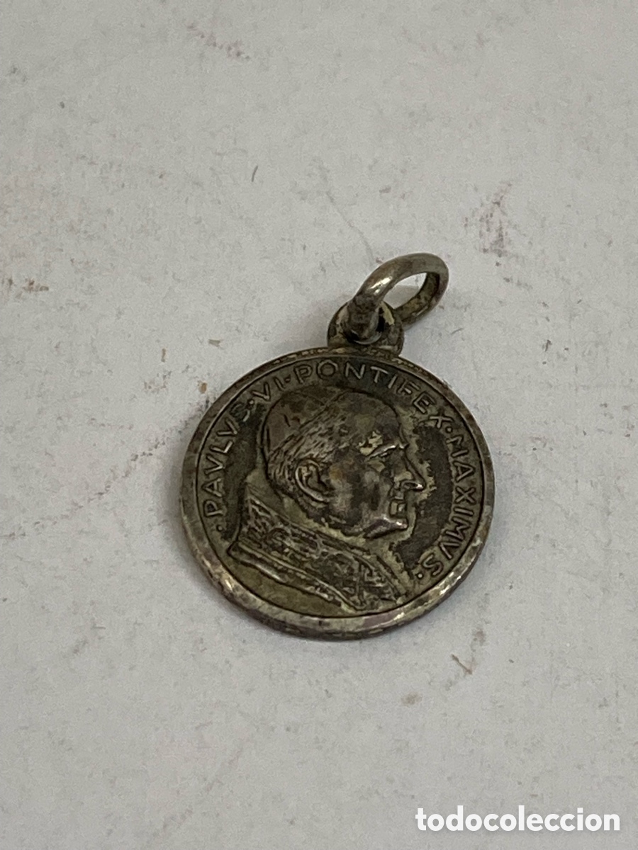 Antig&uuml;edades: Medalla de plata religiosa C181 - Foto 1