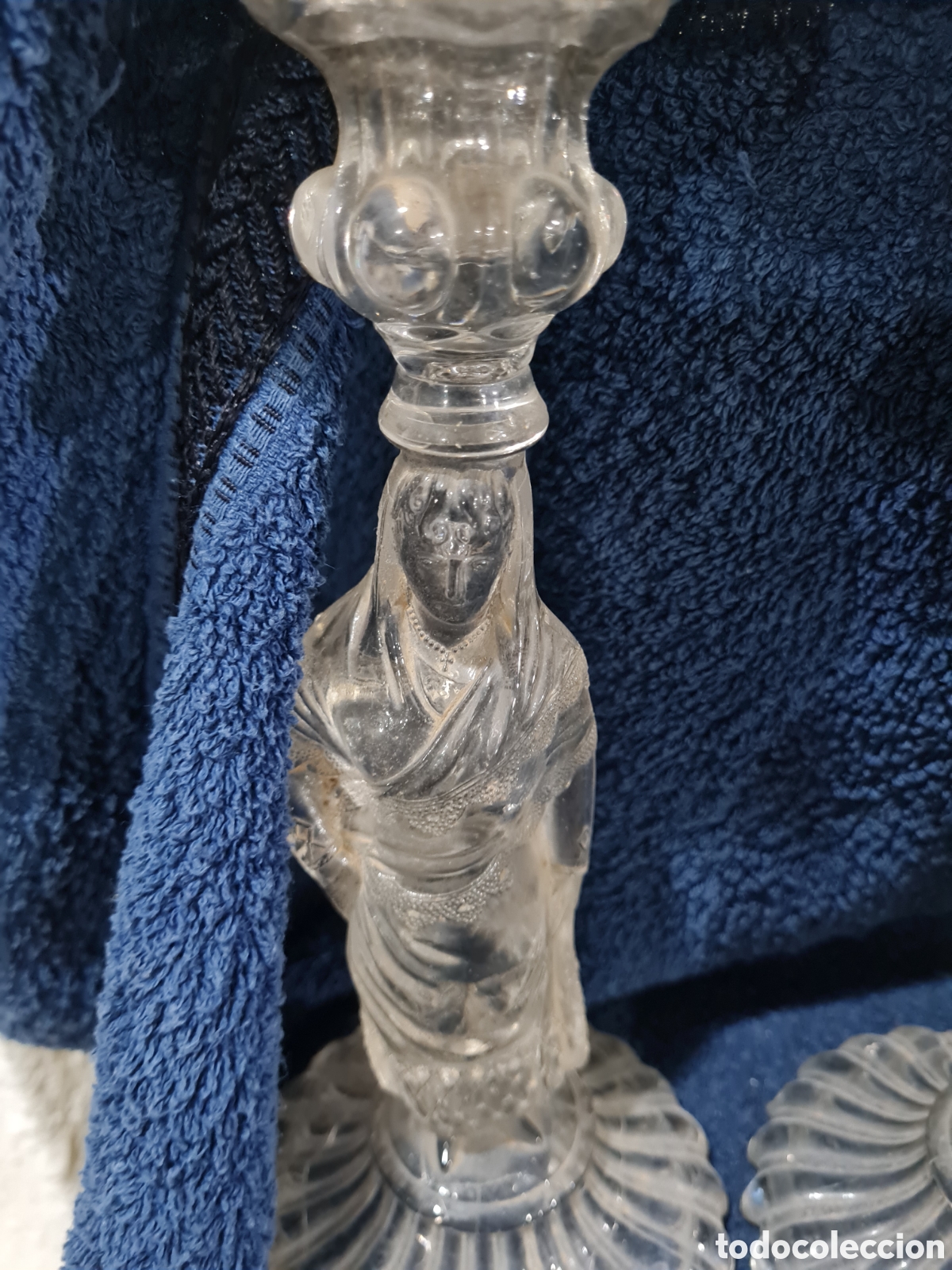 Antig&uuml;edades: Pareja de candelabros antiguos - Foto 5