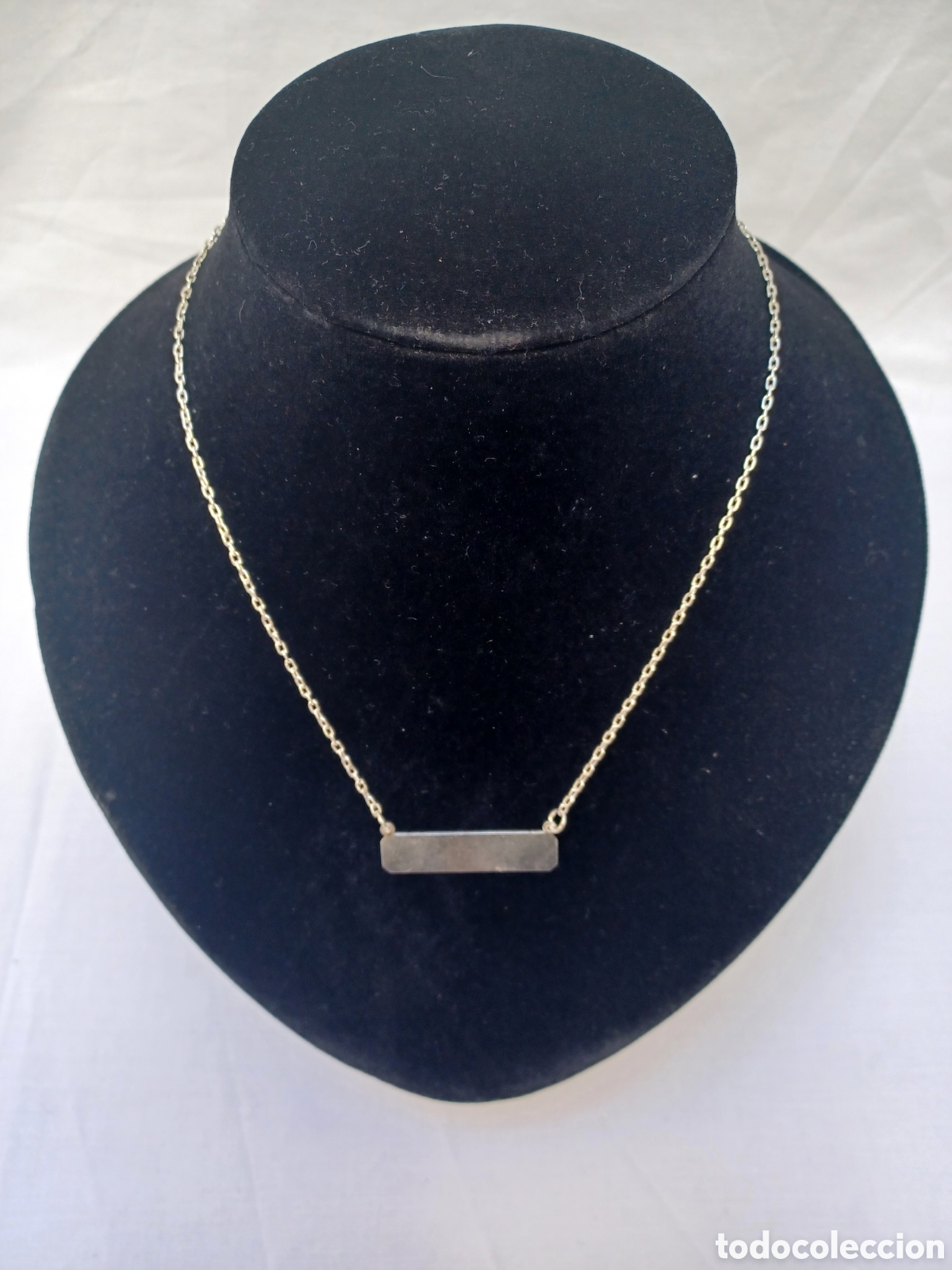 Antig&uuml;edades: Collar de plata. 6gr. - Foto 2