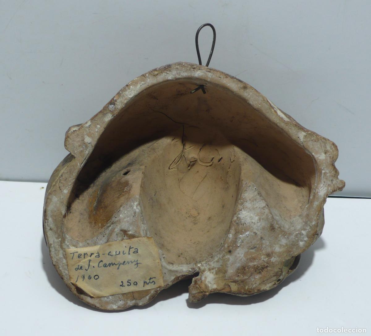 Antig&uuml;edades: FIGURA CABEZA DE MUJER EN BARRO - Foto 2