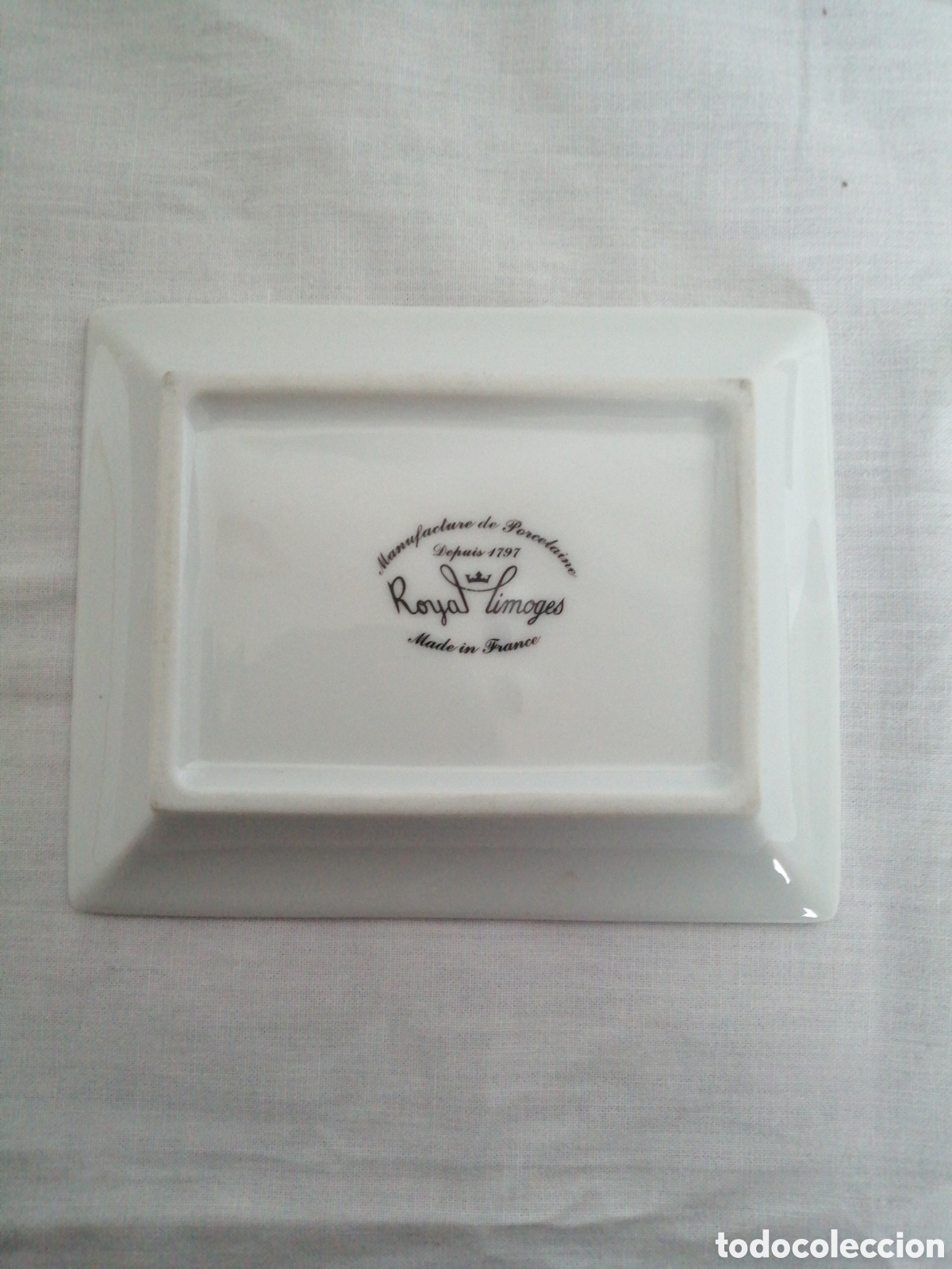 Antig&uuml;edades: Bandeja de porcelana de Limoges. - Foto 2