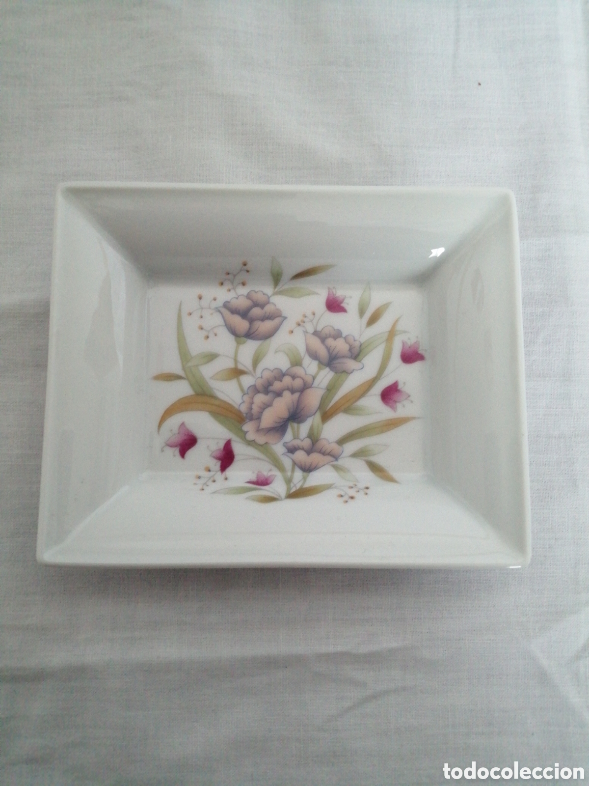 Antig&uuml;edades: Bandeja de porcelana de Limoges. - Foto 1