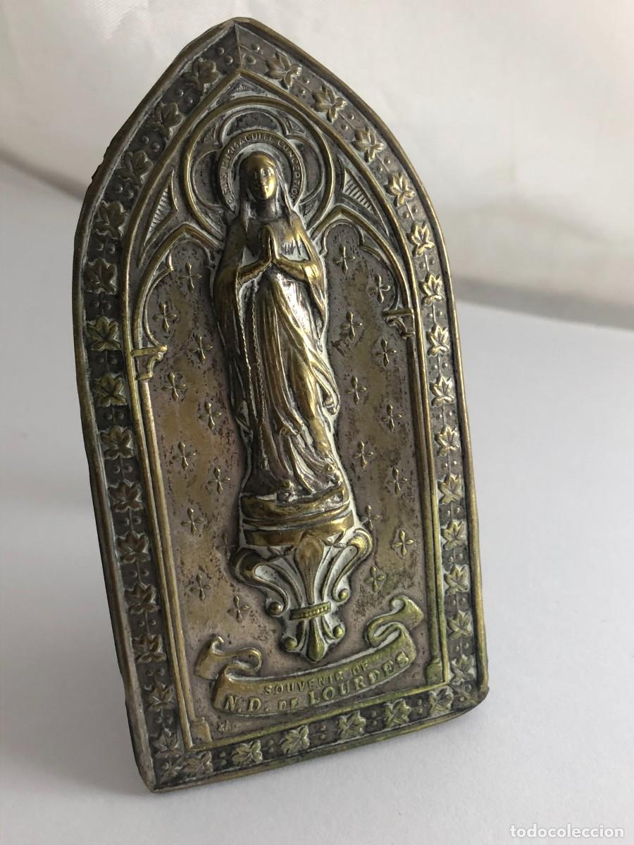 Antig&uuml;edades: Virgen de Lourdes de sobremesa - Foto 1