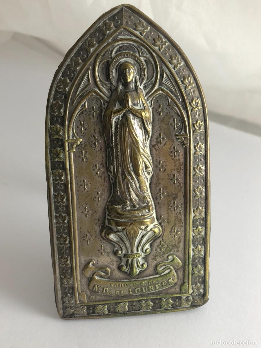 Antig&uuml;edades: Virgen de Lourdes de sobremesa - Foto 5