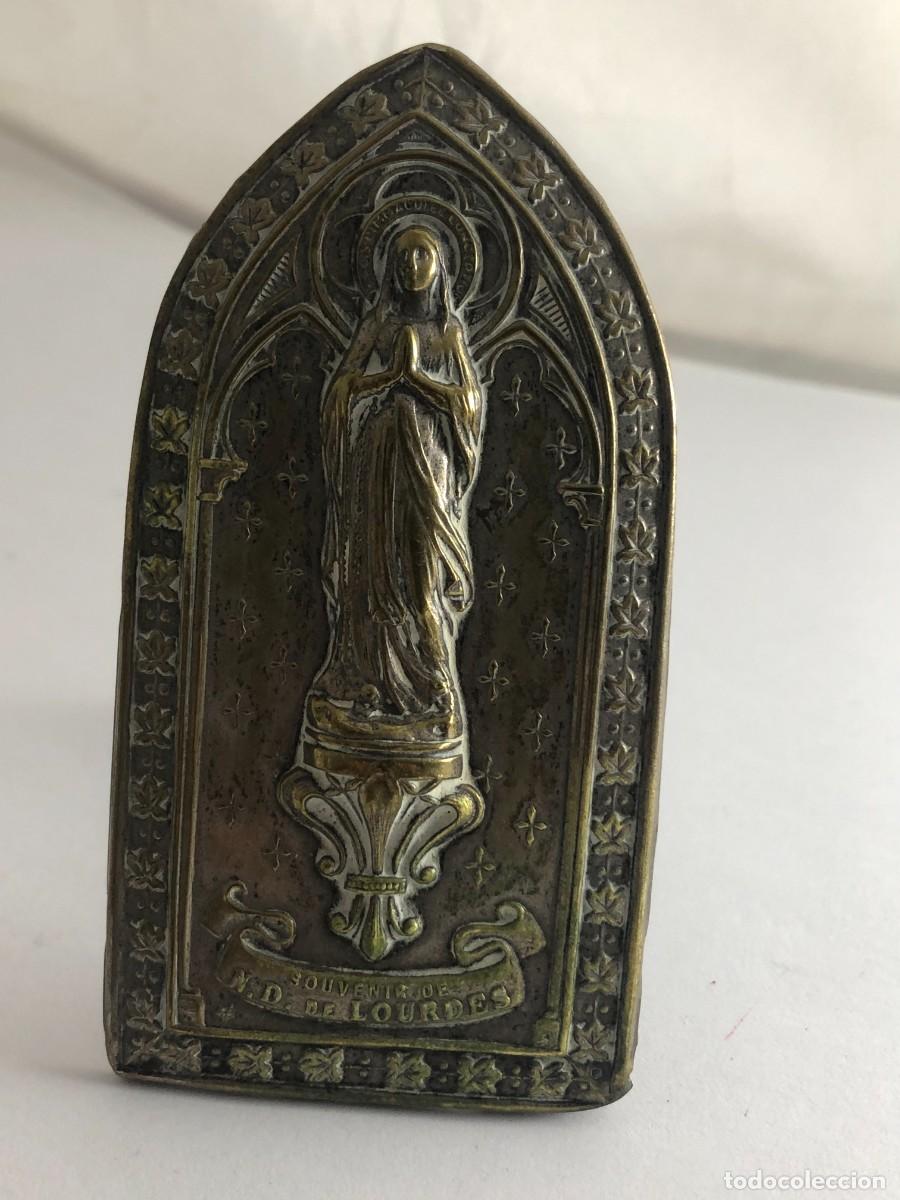Antig&uuml;edades: Virgen de Lourdes de sobremesa - Foto 7