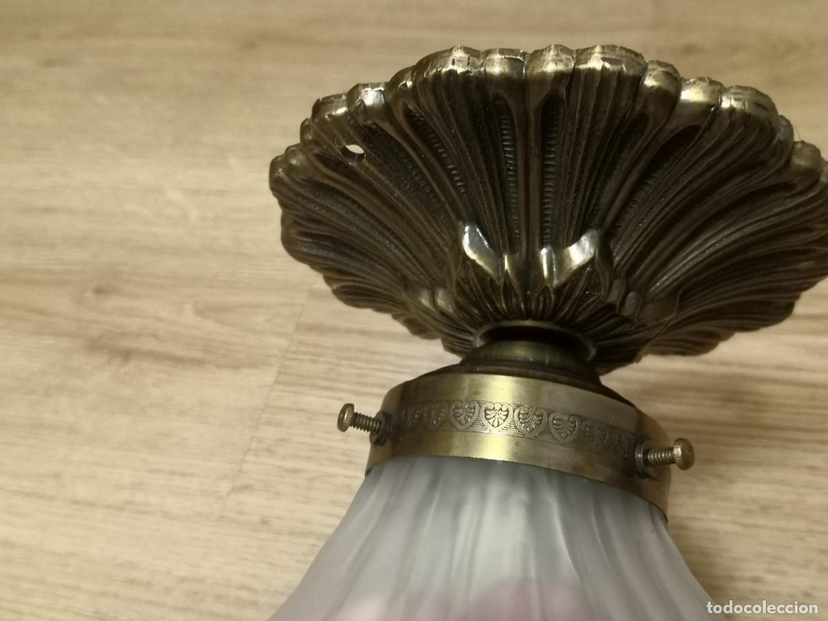 Antig&uuml;edades: PLAFON TECHO BRONCE - Foto 4