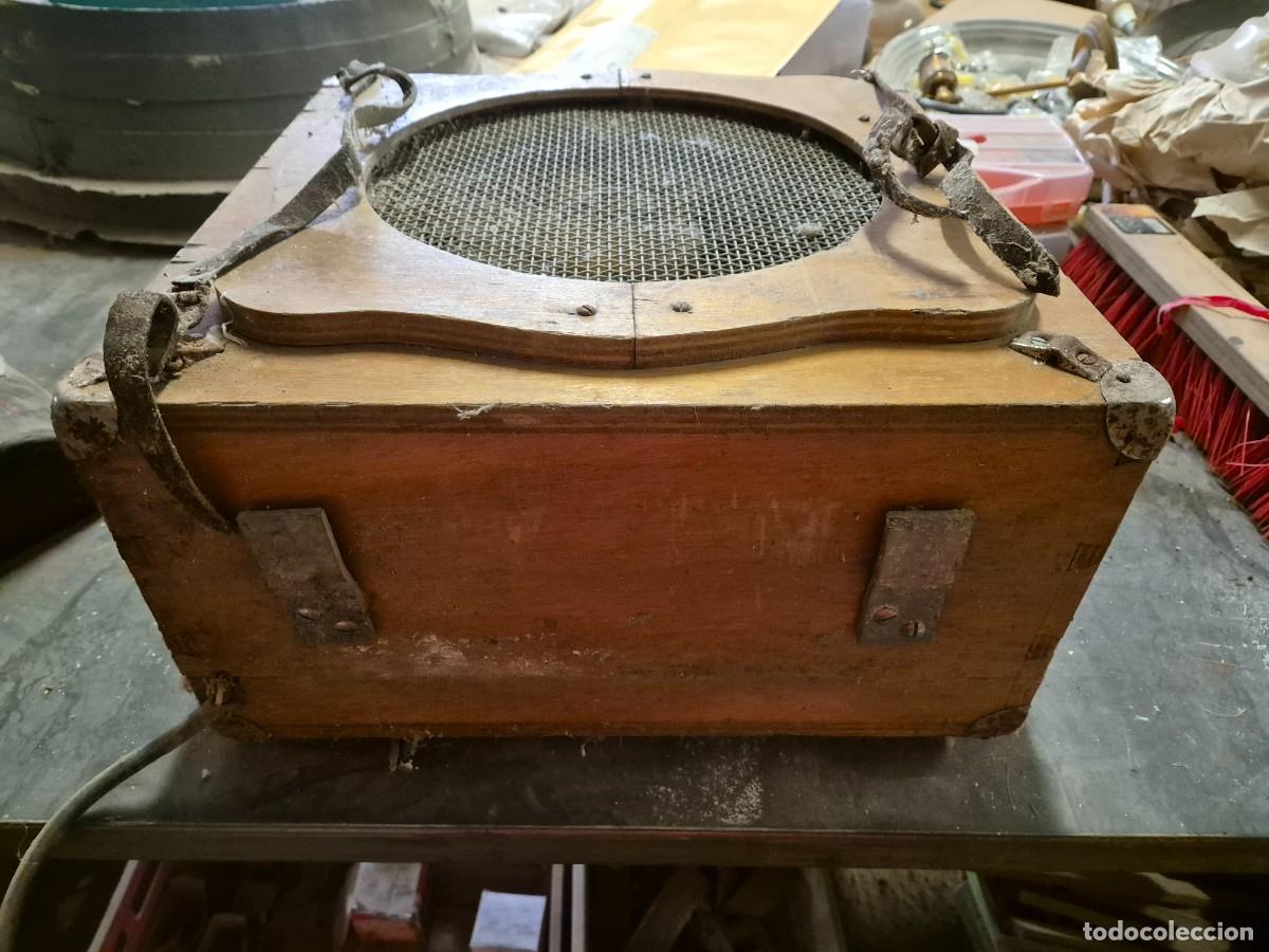 Antig&uuml;edades: Ventilador madera telefonica - Foto 2