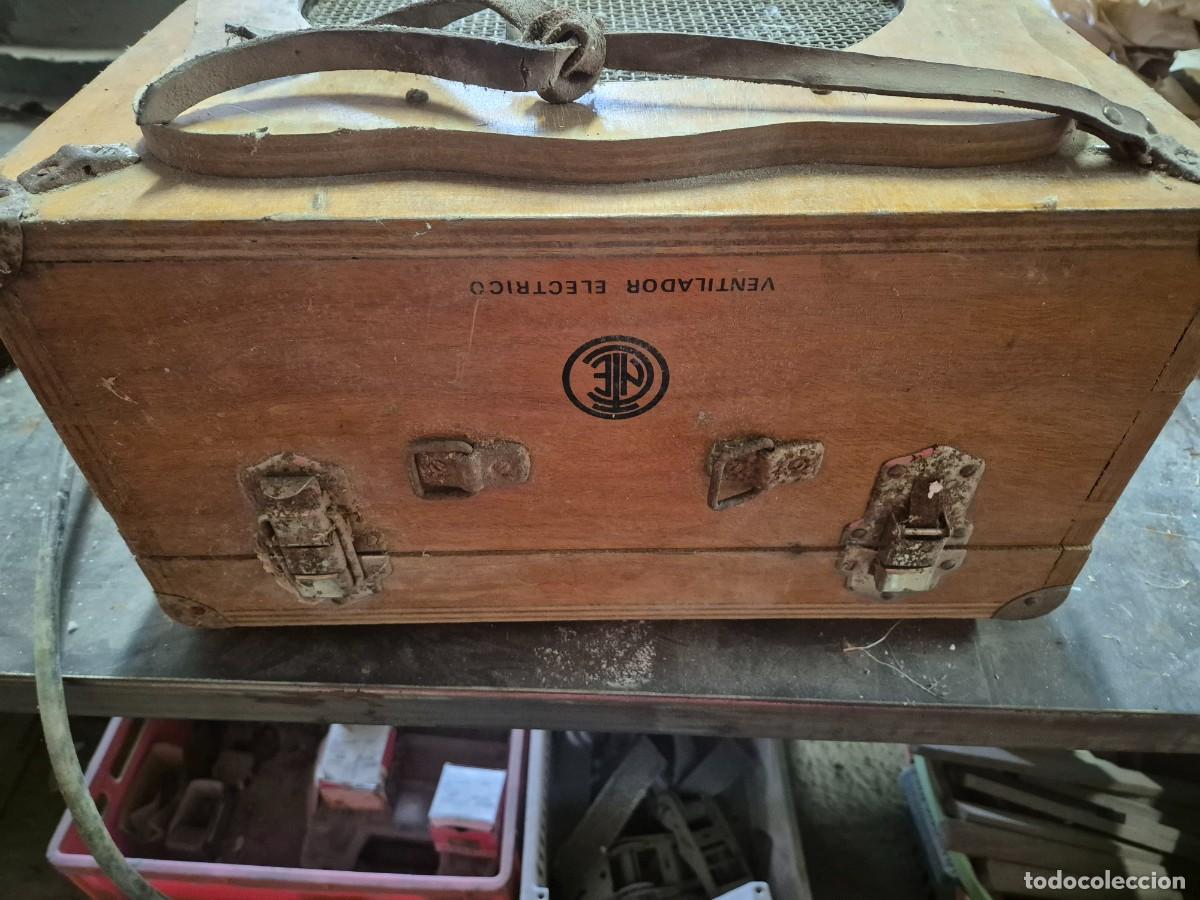 Antig&uuml;edades: Ventilador madera telefonica - Foto 3