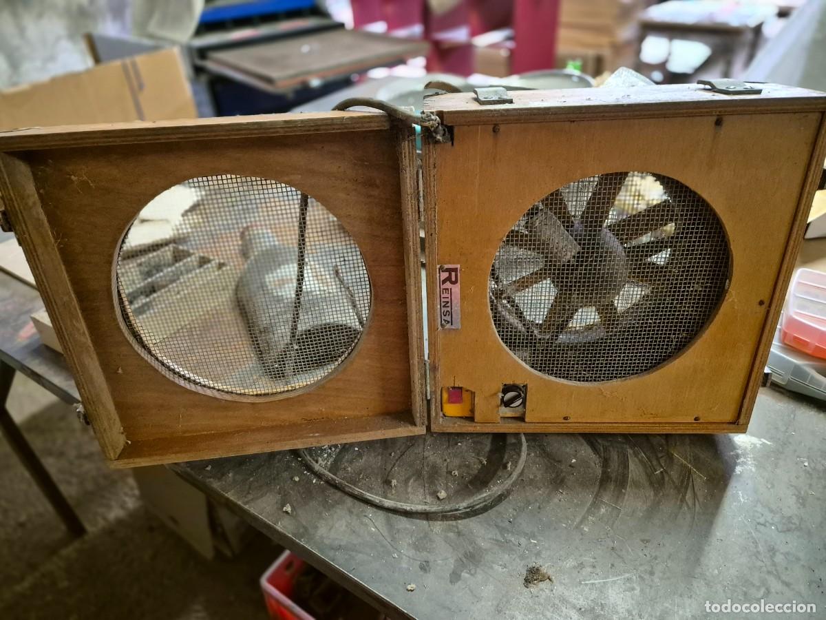 Antig&uuml;edades: Ventilador madera telefonica - Foto 6