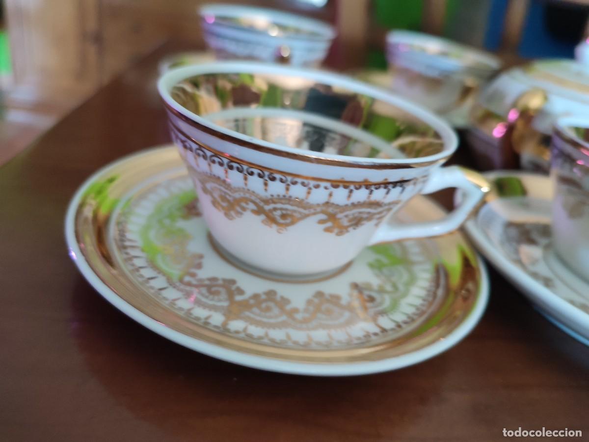 Antig&uuml;edades: juego de caf&eacute; antiguo &rdquo;tu y yo&rdquo; - Foto 3
