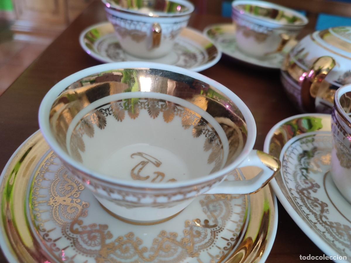 Antig&uuml;edades: juego de caf&eacute; antiguo &rdquo;tu y yo&rdquo; - Foto 4