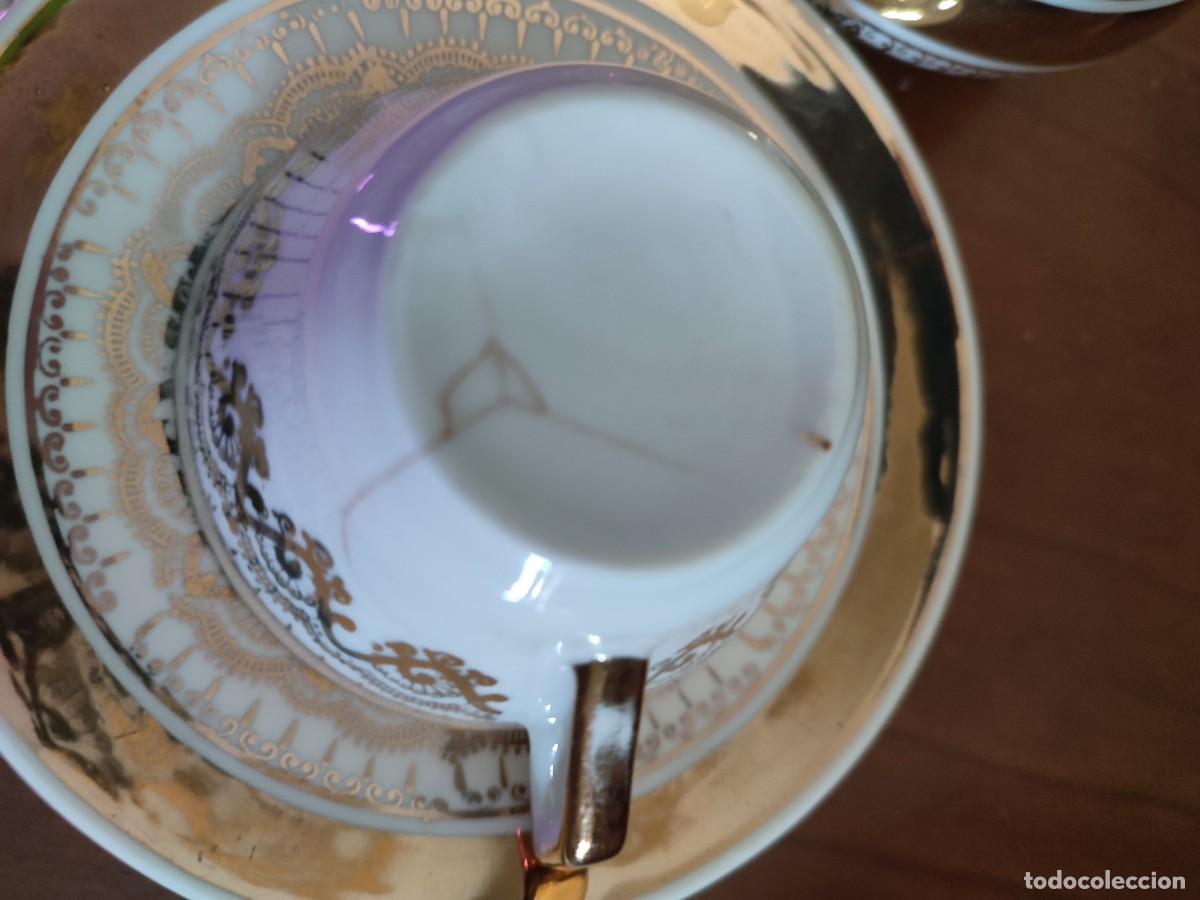 Antig&uuml;edades: juego de caf&eacute; antiguo &rdquo;tu y yo&rdquo; - Foto 7