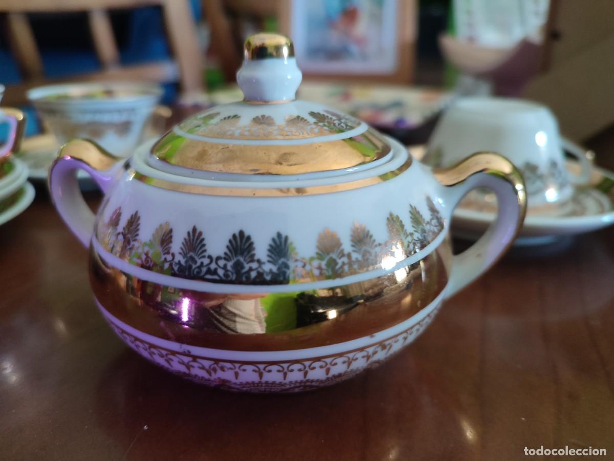 Antig&uuml;edades: juego de caf&eacute; antiguo &rdquo;tu y yo&rdquo; - Foto 8