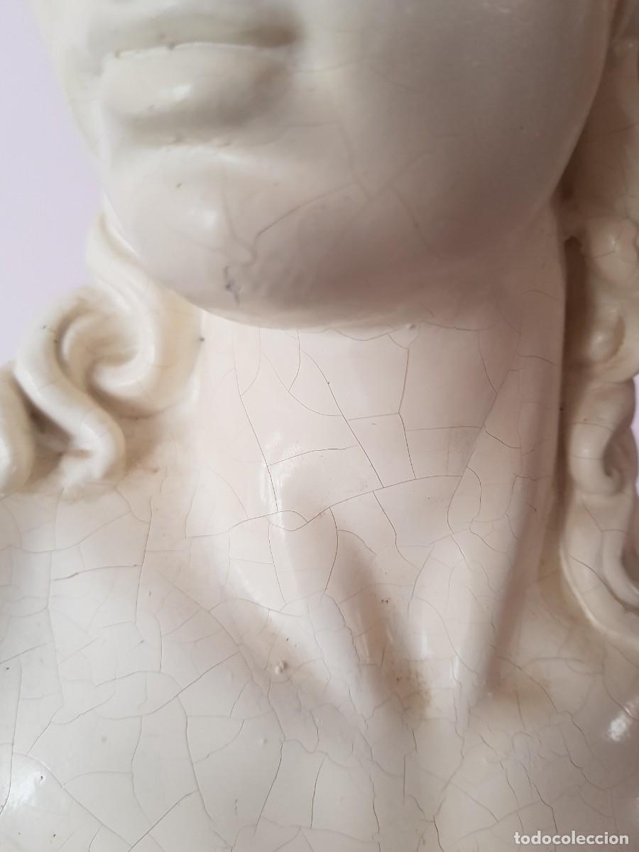Antig&uuml;edades: Busto Eros escayola esmaltada - Foto 4