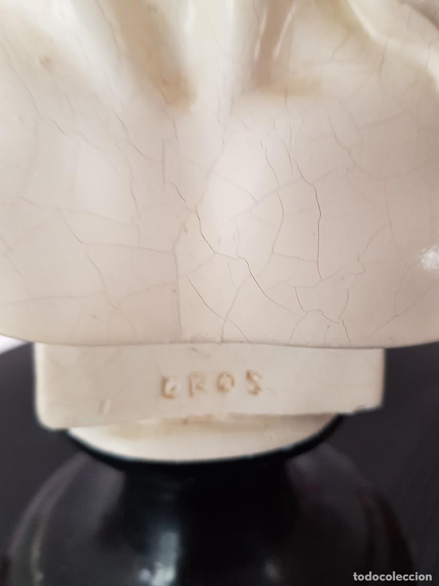 Antig&uuml;edades: Busto Eros escayola esmaltada - Foto 5