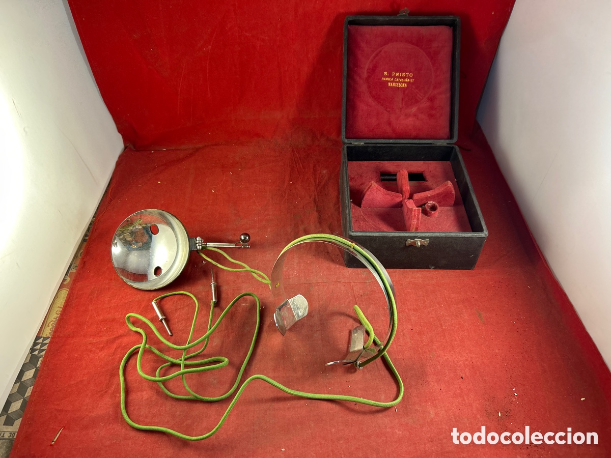 Antig&uuml;edades: ANTIGUA L&Aacute;MPARA REFLECTORA - Foto 2