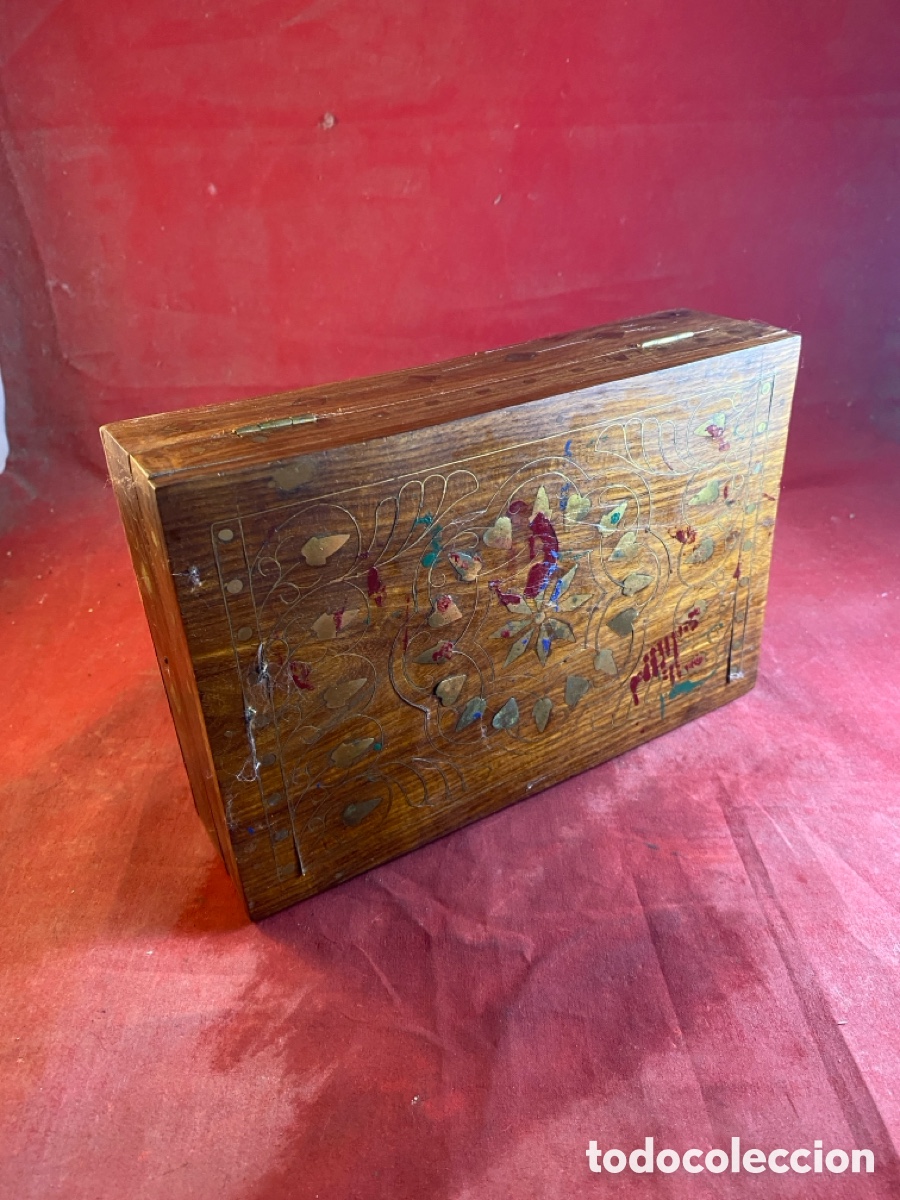 Antig&uuml;edades: Caja madera - Foto 3