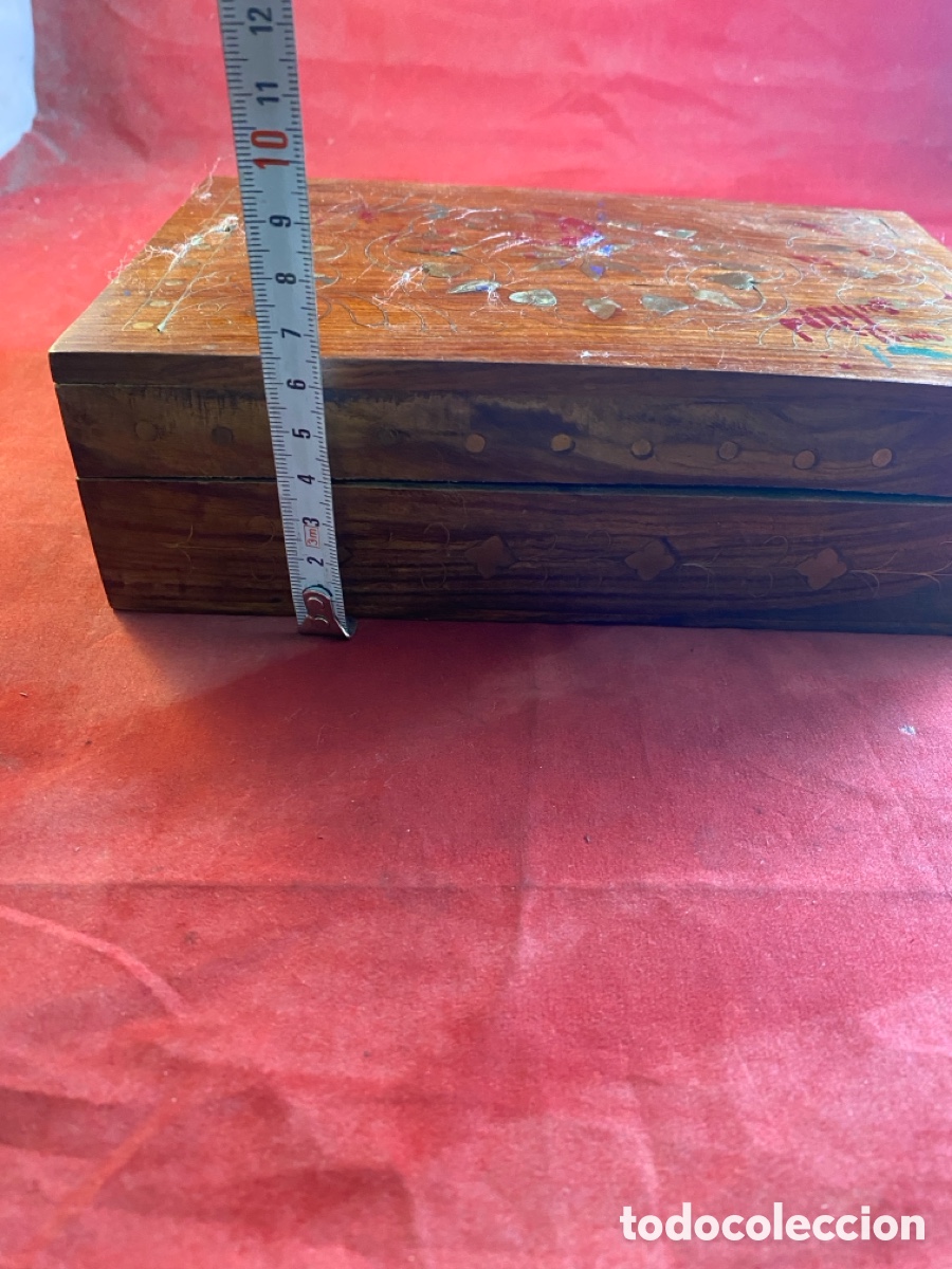 Antig&uuml;edades: Caja madera - Foto 6