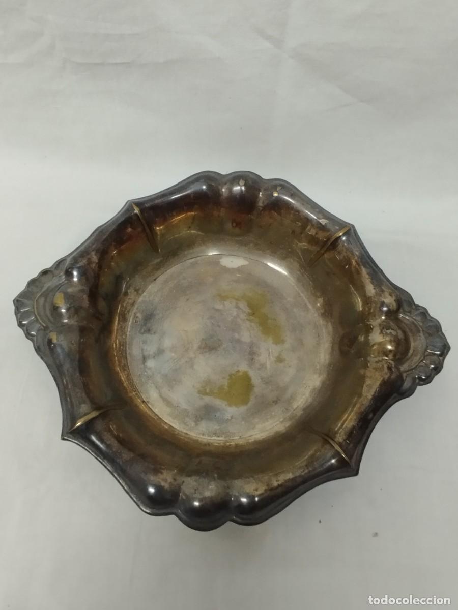 Antig&uuml;edades: BANDEJA DE METAL PLATEADO - Foto 1