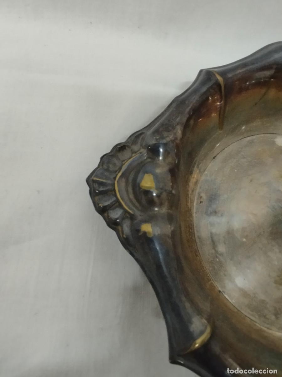 Antig&uuml;edades: BANDEJA DE METAL PLATEADO - Foto 2