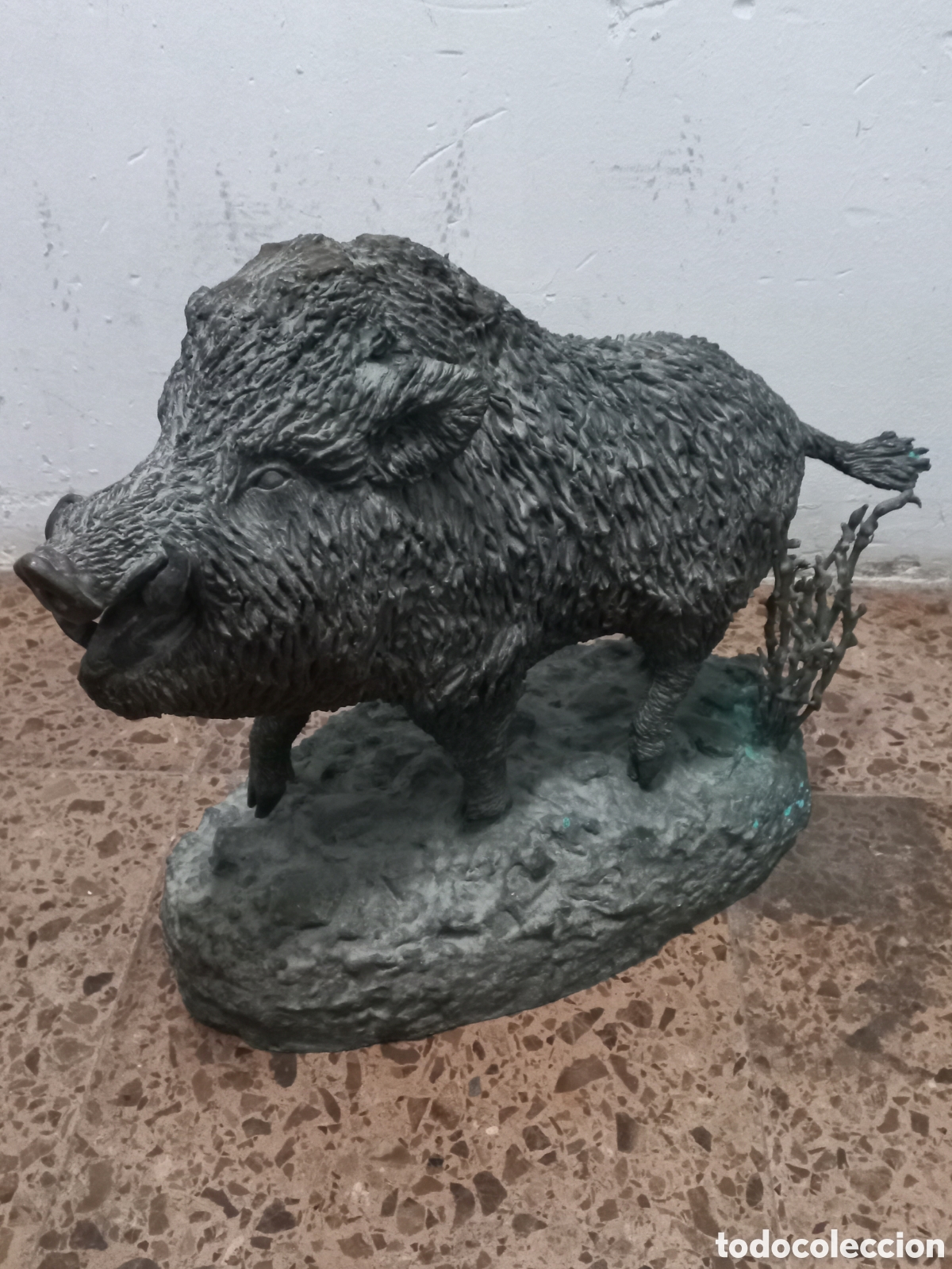 Antig&uuml;edades: Figura de bronce JABALI - Foto 3