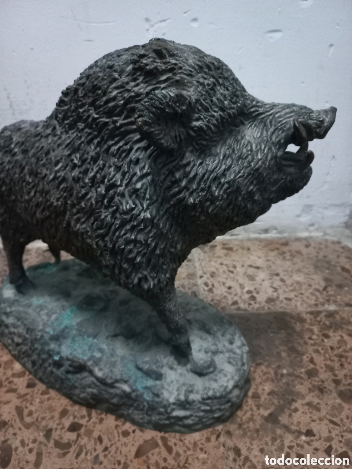 Antig&uuml;edades: Figura de bronce JABALI - Foto 6
