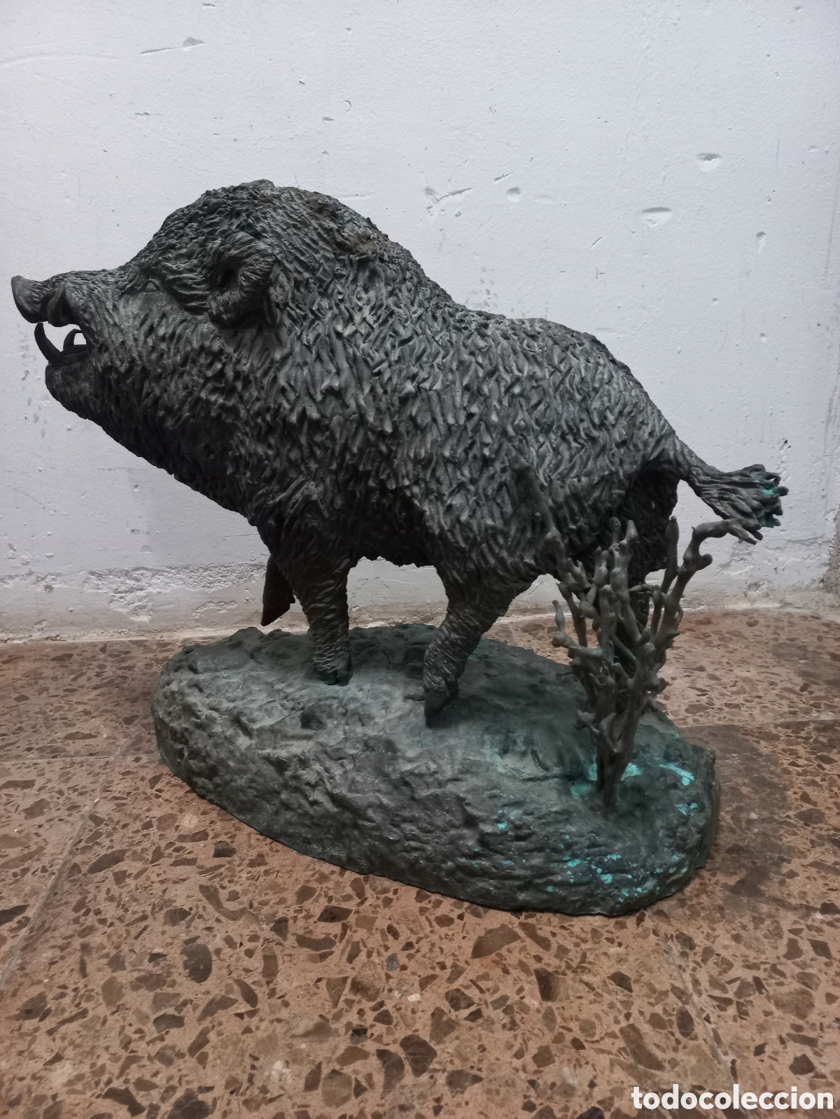 Antig&uuml;edades: Figura de bronce JABALI - Foto 12