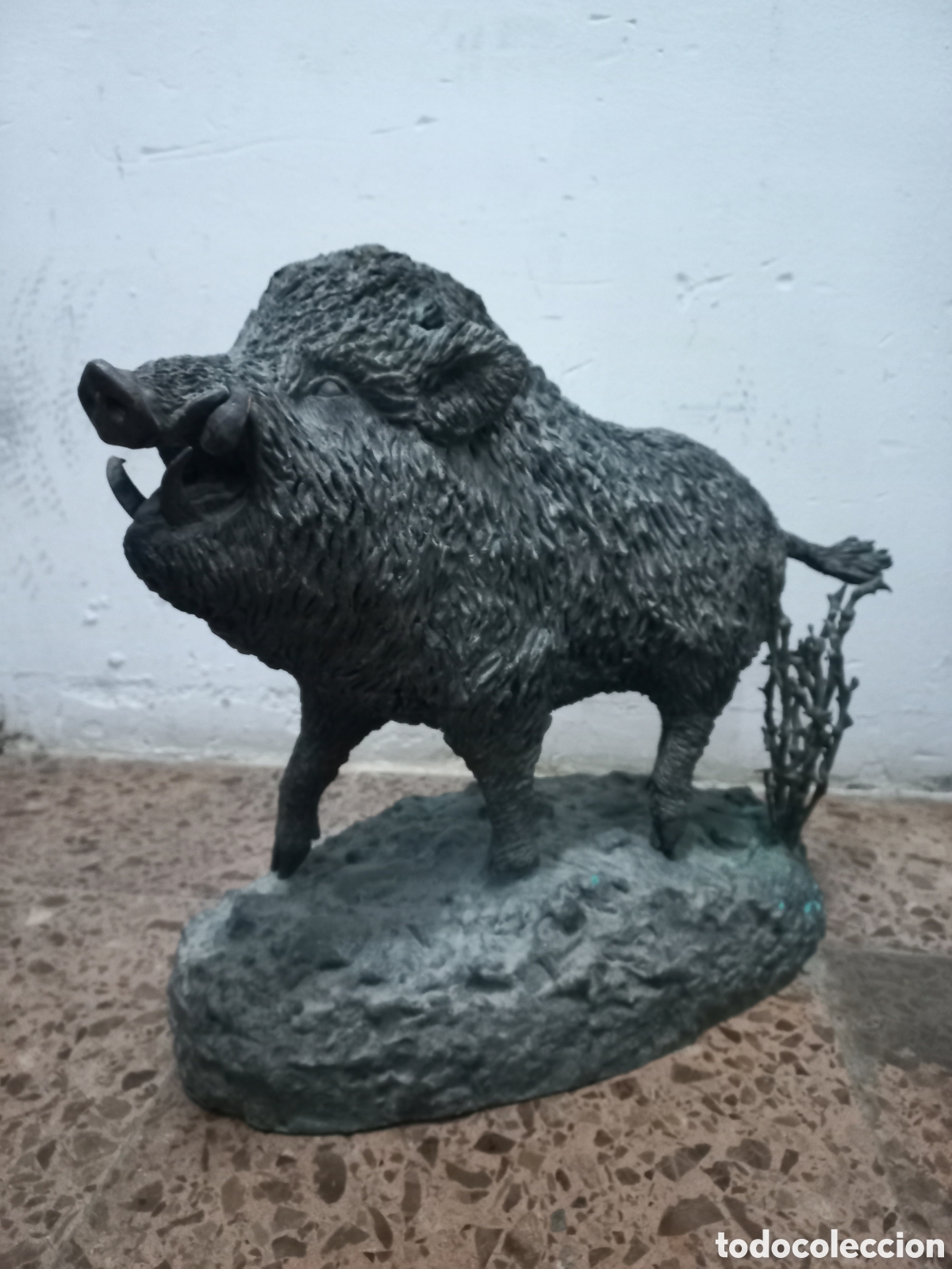 Antig&uuml;edades: Figura de bronce JABALI - Foto 14