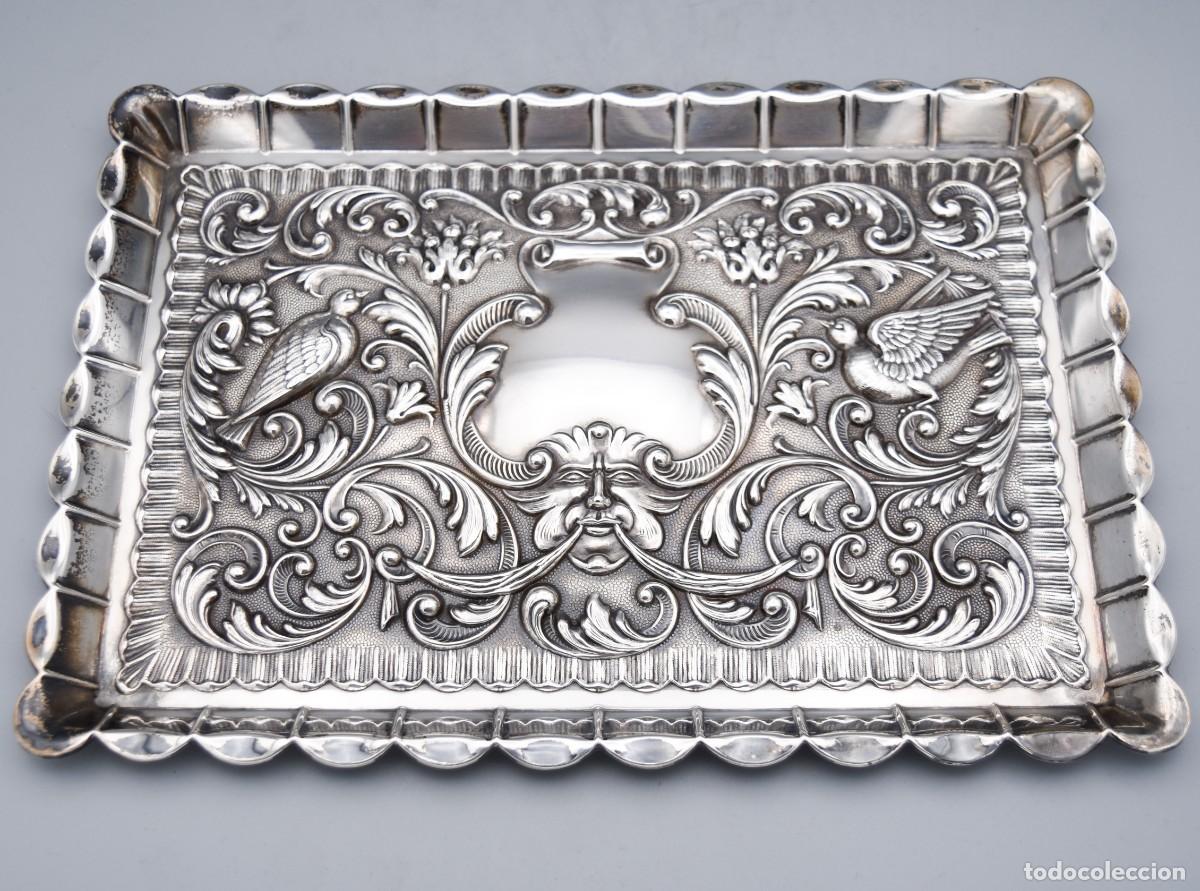 Antig&uuml;edades: Bandeja de plata - Pedro Dur&aacute;n - Foto 2