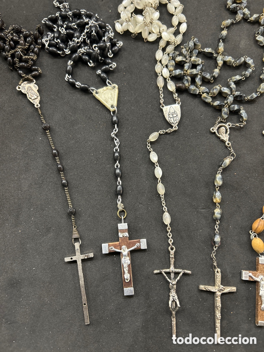Antig&uuml;edades: Lote 6 rosarios - Foto 3