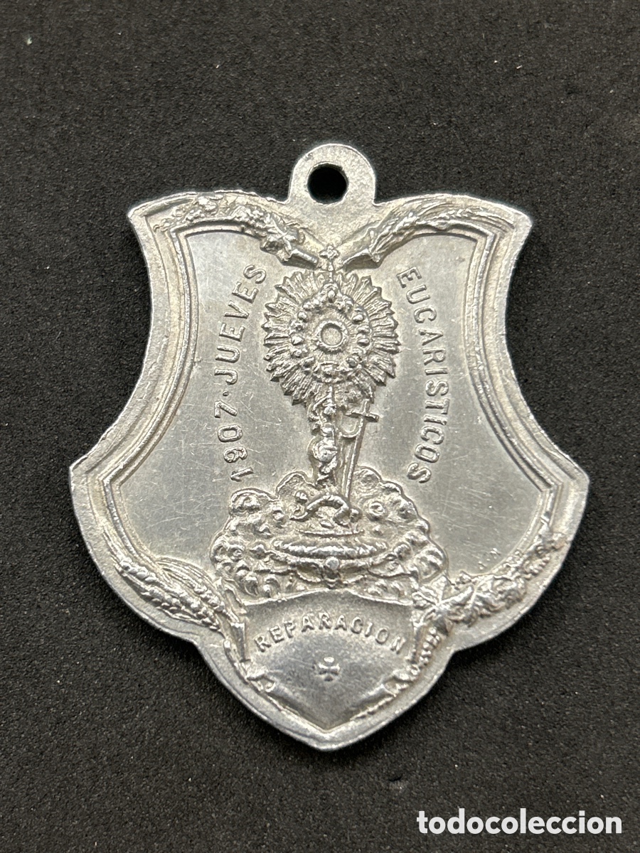 Antig&uuml;edades: Lote 4 medallas religiosas - Foto 7