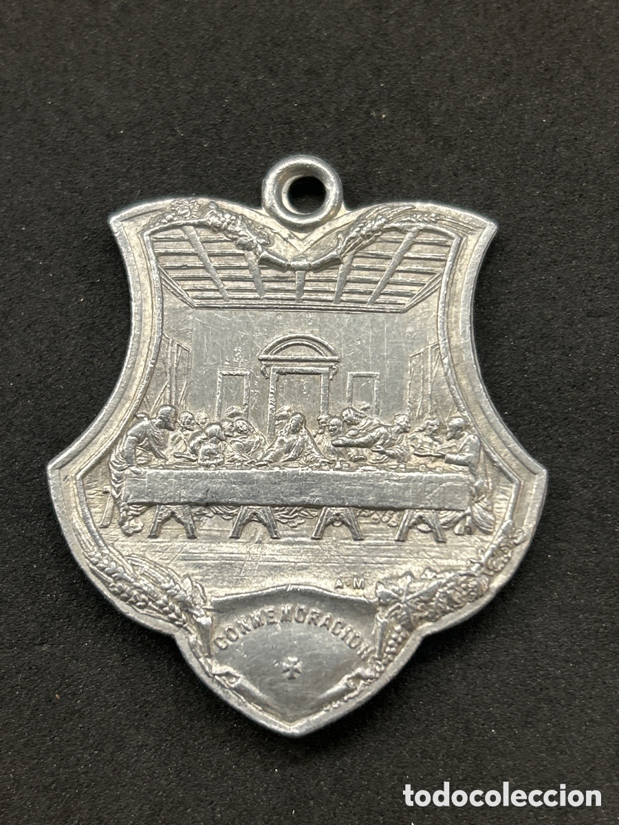 Antig&uuml;edades: Lote 4 medallas religiosas - Foto 8