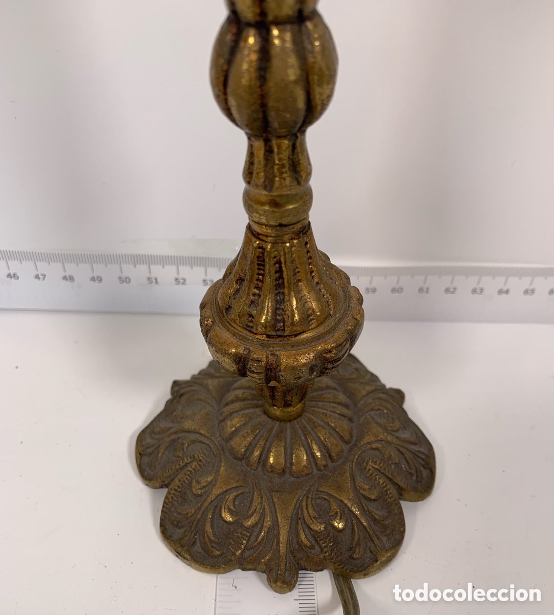 Antig&uuml;edades: 01_L&aacute;mpara de bronce - Foto 2