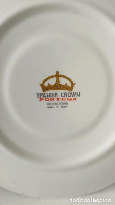 Antig&uuml;edades: Juego de caf&eacute; Spanish Crown - Foto 5