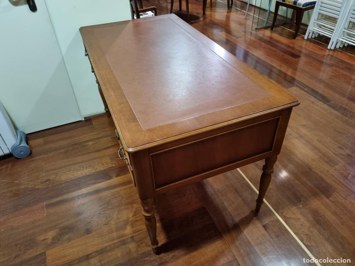 Antig&uuml;edades: Mesa despacho madera noble - Foto 1