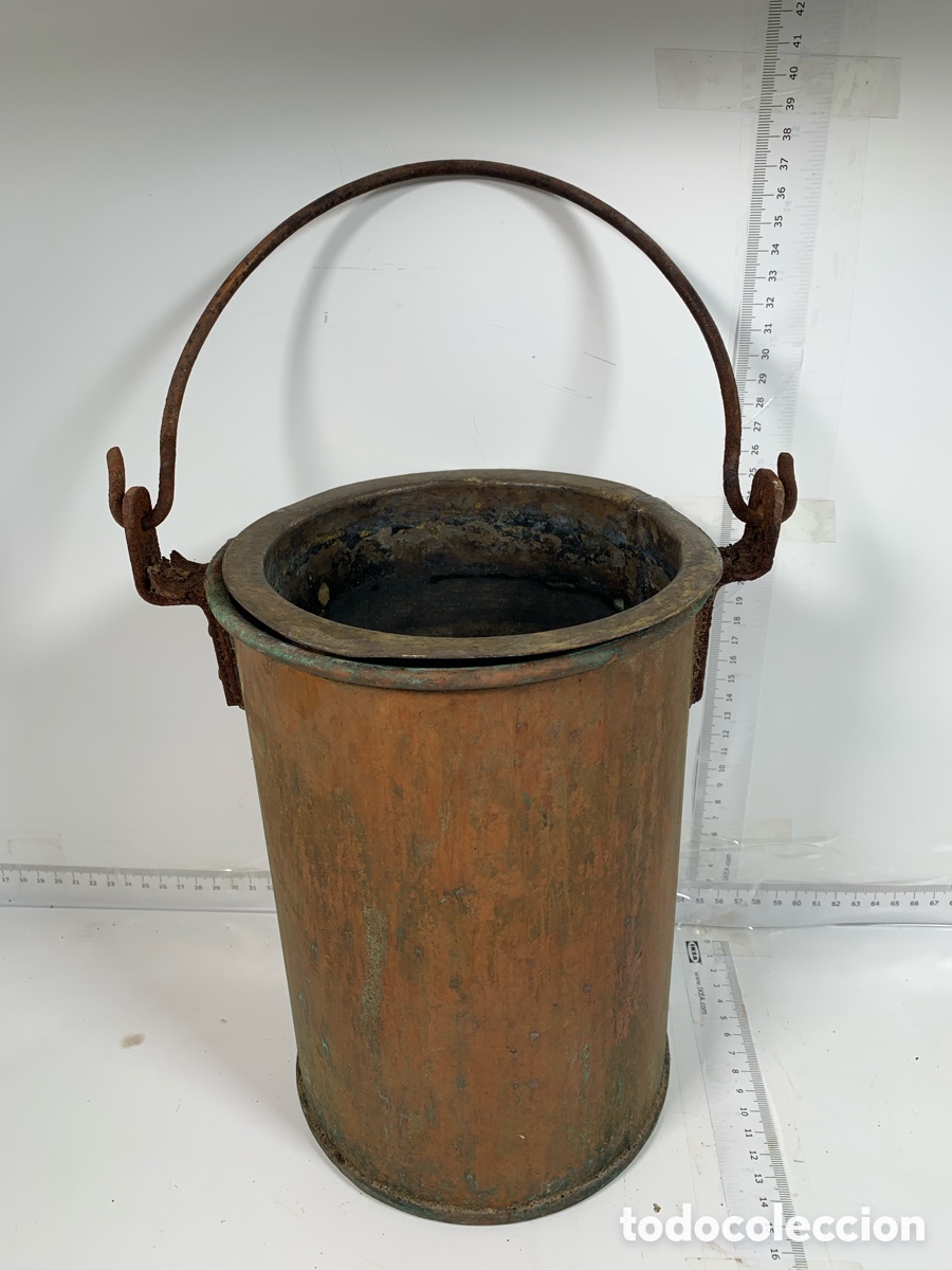 Antig&uuml;edades: 01_Olla doble de cobre - Foto 2