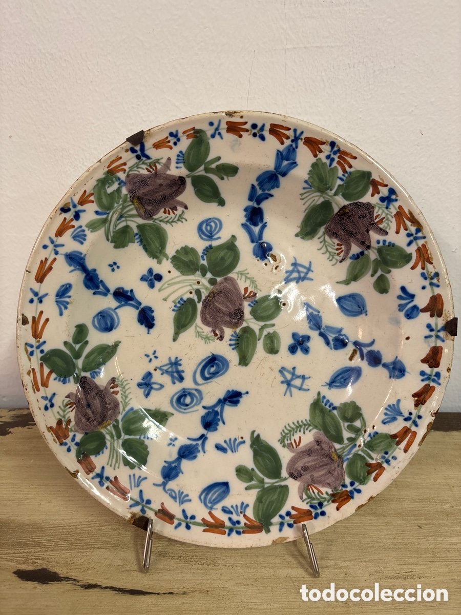 Antig&uuml;edades: Plato Madnes siglo XIX. - Foto 1
