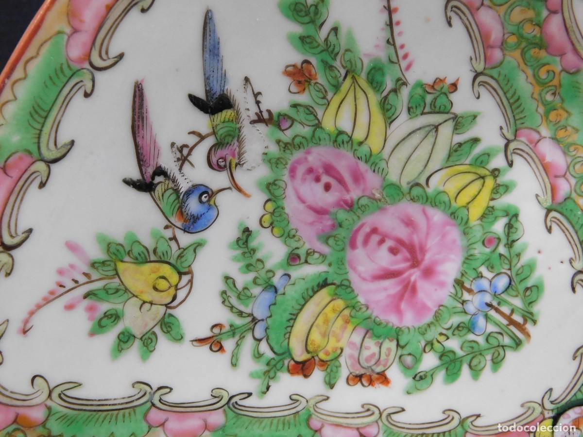 Antig&uuml;edades: PLATO CHINO PORCELANA - Foto 4