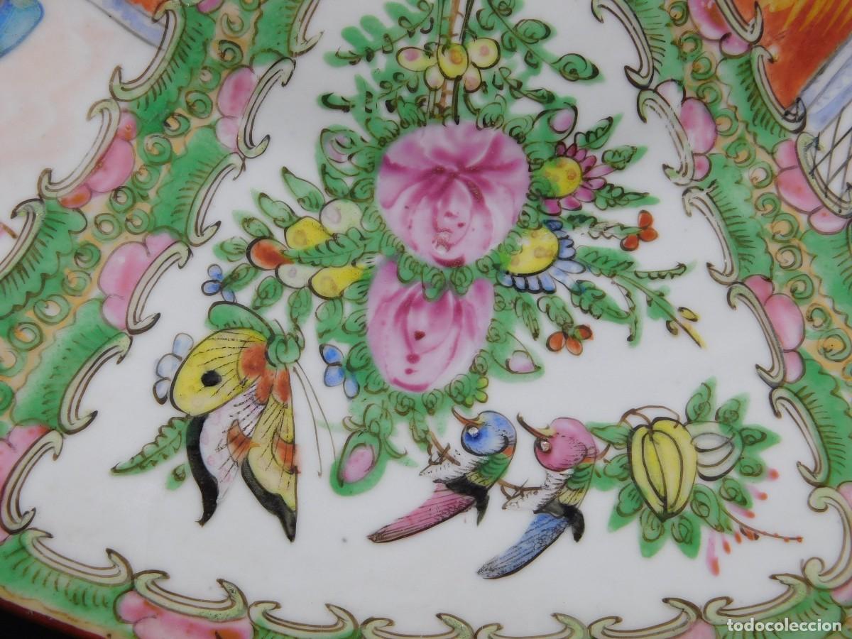 Antig&uuml;edades: PLATO CHINO PORCELANA - Foto 6