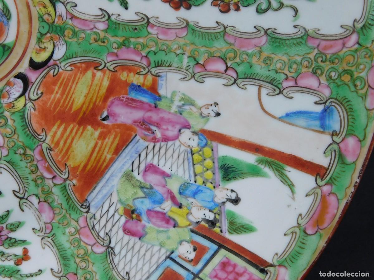 Antig&uuml;edades: PLATO CHINO PORCELANA - Foto 7