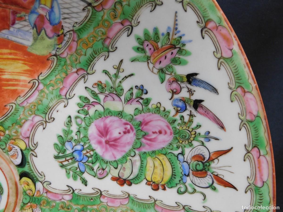 Antig&uuml;edades: PLATO CHINO PORCELANA - Foto 8
