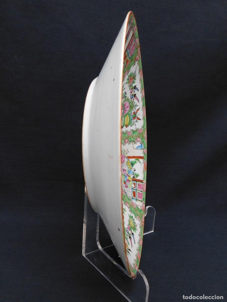 Antig&uuml;edades: PLATO CHINO PORCELANA - Foto 9
