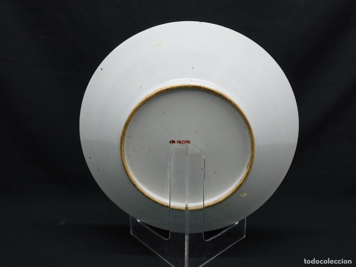 Antig&uuml;edades: PLATO CHINO PORCELANA - Foto 10
