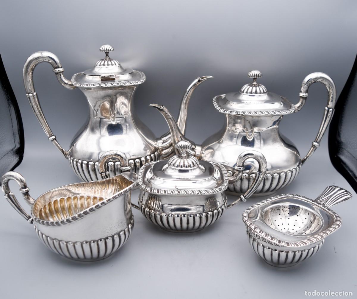 Antig&uuml;edades: Juego de caf&eacute; y t&eacute; - Plata - Foto 7
