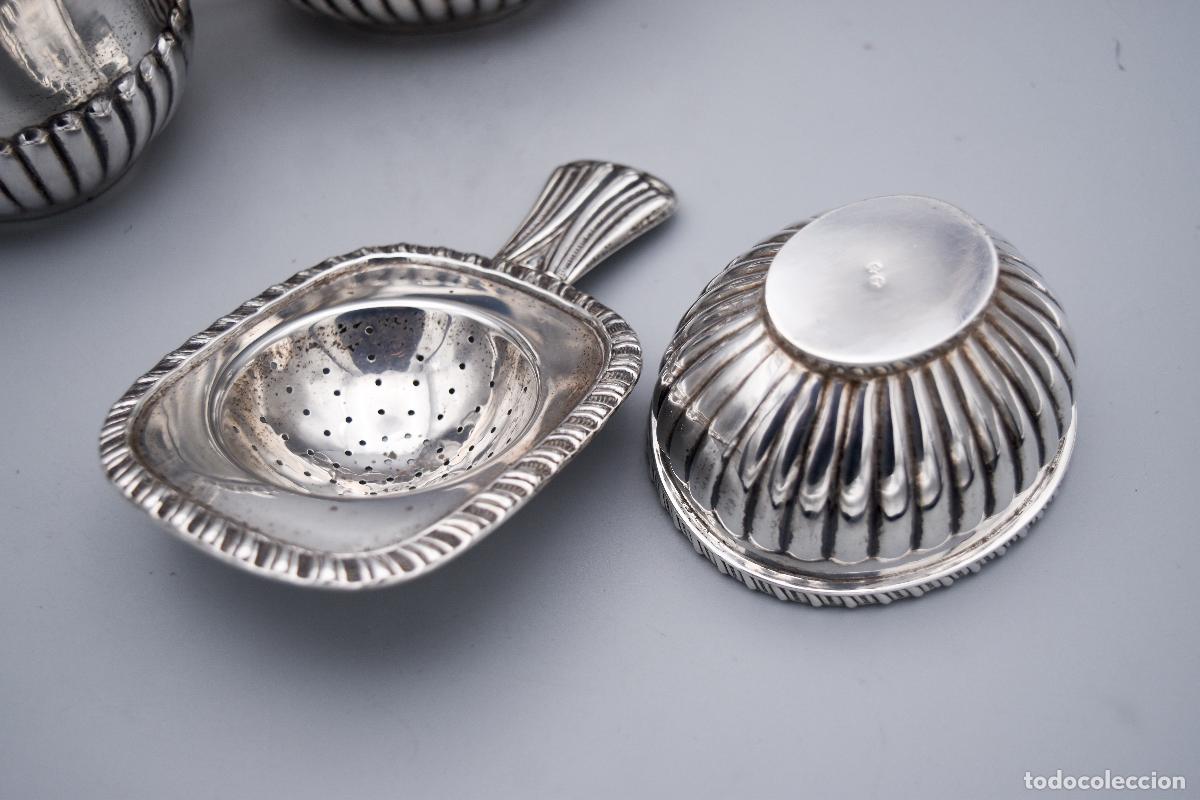 Antig&uuml;edades: Juego de caf&eacute; y t&eacute; - Plata - Foto 8